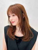 シンス 銀座(since) ミディアムレイヤー/顔周りレイヤー/小顔ヘア/似合わせカット