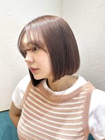 ロンド レイ 立川(Lond Ray) レイヤーボブ/ミルクティーベージュ/髪質改善/顔周り/立川