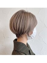 モップス 金沢文庫店(MOPS)&nbsp;丸みハイトーンショート「ブリーチ/髪質改善/金沢文庫駅」