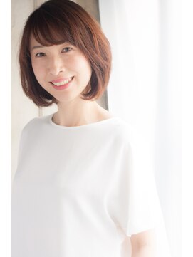 アドラーブル 長岡リップス旭岡店(adorable) 30代40代50代☆エレガントな大人ボブでスタイリングが簡単