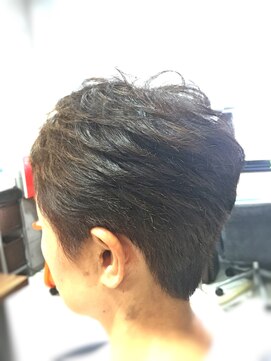 キャン 温品店(CAN) 【ＣＡＮ】ボリュームUPカラー×ショートヘアスタイル