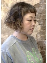 マギーヘア(magiy hair)&nbsp;オン眉ボブパーマ［magiyhair西部笑］