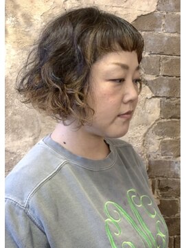 マギーヘア(magiy hair) オン眉ボブパーマ［magiyhair西部笑］