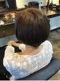 ひし形ショートボブ