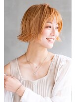 ケイト(kate)&nbsp;【kate 】☆大宮 ハイトーンボブ×シャーベットオレンジ