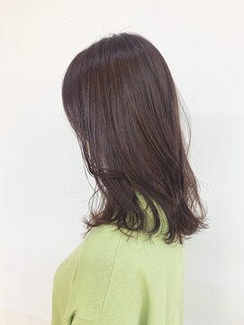 クオリス 上板橋店(QUALIS) 20代30代★大人かわいい！ピンクアッシュ/切りっぱなし/肩ライン