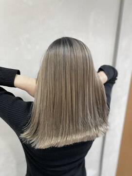 アイス(ice) バニラベージュシアーグレージュ/バレイヤージュ