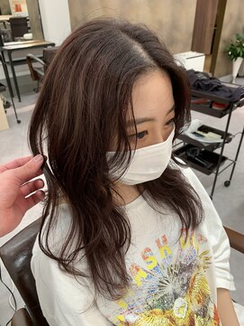 マシェリ バイ ハセ(ma cherie by HASE) 顔周りの動きが可愛い☆ロングウルフ/大人かわいいヘア