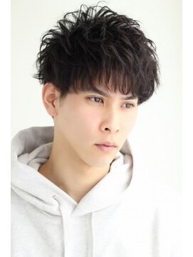 エスドットブルーム(S.BROOM) メンズパーマ×ワイルドアップバ ング