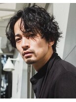 2.30代に人気◎大人のルードヘア波巻きツイストスパイラルパーマ