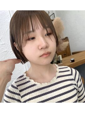 トレス(tresses) ミニボブ×シースルバング