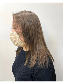 ゲーム 下北沢(GAME) ダブルカラーミルクティーベージュカラーケアブリーチハイトーン