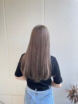 ガリカ シーム(Gallica/SEAM)&nbsp;【翁長孝輔】ハイトーンミルクティーベージュ透明感透け感<原宿>