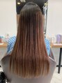 モンド ヘアクリエーション 下荒田店(monde hair creation) 縮毛矯正でも硬くなりすぎず自然な仕上がりに