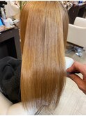 さらさら艶髪ロングストレート外国人風プラチナブロンド