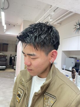フェイス 石川町 (FACE) アップバング/メンズショート/短髪/メンズカット/刈り上げ