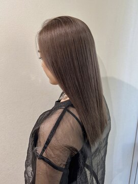 ゼスト 中野店(ZEST) 【ZEST中野/chihiro】くすみ感が可愛いミルクティーブラウン