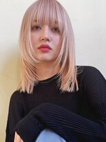 デビュー 沖縄泡瀬店(Debut)&nbsp;前髪/アンブレラカラー/こなれミディ/イメチェン/ウェーブパーマ