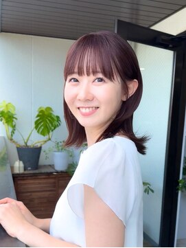 グローブス 表参道(THE GLOBES) 『ベビーピンクなこなれミディ』HALU