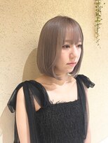 オリーブスバイネオリーブ(Olive's by neolive)&nbsp;顔まわりレイヤー/韓国/ハイライト/グレージュ/白髪ぼかし/前髪