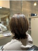 白髪ぼかし×くびれヘア