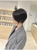 黒髪大人ショート♪