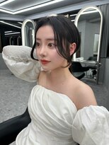 ボタン ハカタ(VOTAN hakata)&nbsp;博多/福岡/韓国ヘア/センター分け/レイヤー/暗めカラー/顔周り