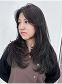 似合わせカットフェミニンロングメルティカラー_ba498541