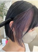 インナーカラーラベンダー