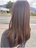 柔らかなシフォンベージュブリーチなし　ヘアケアパーソナルスパ