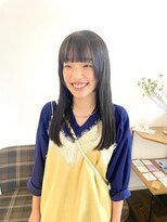 ヘアー ミュゼ 大西店(HAIR Musee) ダークオリーブ/顔周りレイヤー