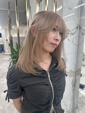 エトワール(ETOILE) 神戸三ノ宮/寒色ミルクティーベージュ/ブリーチ/ハイトーン