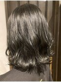 ゆるふわ巻き×髪質改善カラー[髪質改善カラー/白髪ぼかし]