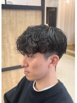 エッジ(EDGE) 大分メンズ毛流れニュアンスノーマルパーマ刈り上げショート