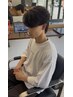 「韓国式ダウンパーマ」カット＋ダウンパーマ＋カラー￥18000円