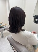 大人かわいいエギョモリ ミルクティーブラウン ひし形シルエット