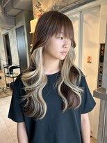 フォート(FORT)&nbsp;m24_インナーカラー×ベージュ/ダブルカラー/顔周りカット