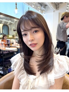 ロンドアベニール 北千住(Lond avenir) 姫カットレイヤー/レイヤーカット/韓国風巻き/顔周り/前髪北千住