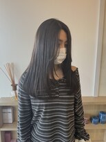 ミナリ(minari)&nbsp;透明感ブラウン×顔周りレイヤー