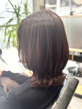 ノンジアミンカラー×ピンクブラウン