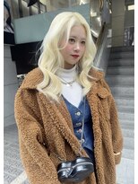 ラ キング(LA KING) 着物ヘア/大人ガーリー/ダークアッシュ/似合わせカット/栄