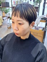 ヘアーサロン カヴィエ(hair salon covie)&nbsp;アンブレラカラー　ベリーショート　ショート