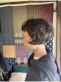少年ぽいマッシュボブ