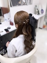 サロン ド リリー(salon de Lily)&nbsp;ハーフアップアレンジ