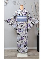 きものサロン すずめ屋&nbsp;レンタル番号 浴衣-6（朝顔)