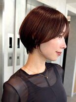 アビー 福岡天神(ABBEY) ショートショートボブショートヘア大人ショート耳掛けショート