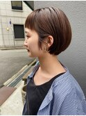 耳かけショートボブ/ショートヘア/ショートバング
