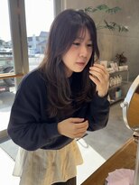リコ(liko) レイヤーカット×グレージュ