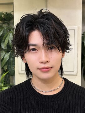 ロンドロゼ 池袋(Lond rose) men's/メンズ曲がる縮毛矯正/ニュアンスパーマ/黒染め/池袋