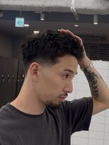 グルーマーズクレッジ 渋谷店(GROOMER/S CREDGE)&nbsp;テーパーウォーリアカット　スパイキーショート